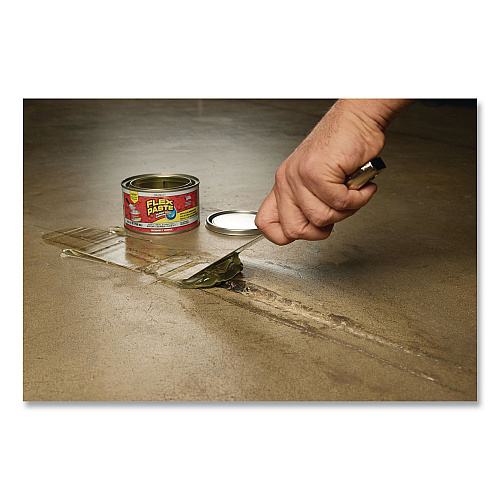Flex Seal Flex Paste Super Thick Rubberized Paste, 1 lb Can, Dries Clear, 4/Carton (PFSCLRR16)