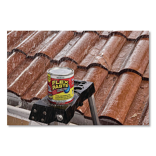 Flex Seal Flex Paste Super Thick Rubberized Paste, 26 oz Can, Dries Clear, 4/Carton (PFSCLRR32)