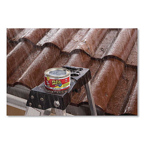 Flex Seal Flex Paste Super Thick Rubberized Paste, 1 lb Can, Dries Clear, 4/Carton (PFSCLRR16)