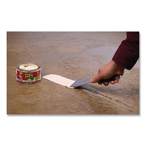 Flex Seal Flex Paste Super Thick Rubberized Paste, 1 lb Can, Dries White, 4/Carton (PFSWHTR16)