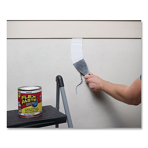 Flex Seal Flex Paste Super Thick Rubberized Paste, 3 lb Can, Dries White, 4/Carton (PFSWHTR32)