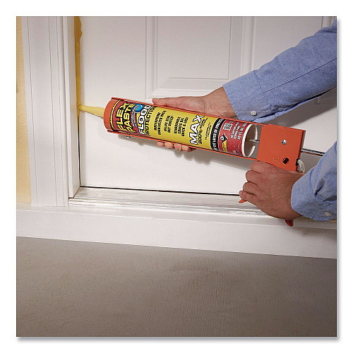 Flex Seal Flex Paste Flood Protection Paste, 28 oz Cartridge, Dries Yellow, 4/Carton (RPSYELR28)