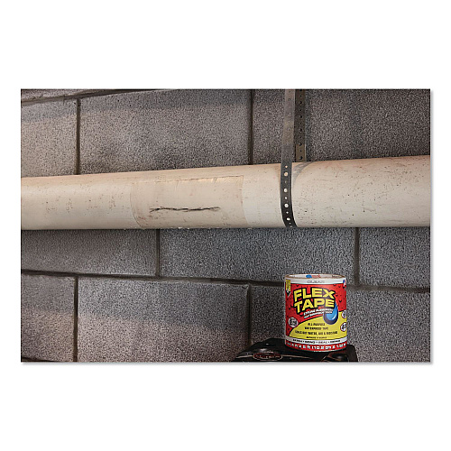 Flex Seal MAX Strong Rubberized Waterproof Tape, 4" Core, 39 mils Thick, 4" x 25 ft, Clear, 3/Carton (TFSMAXCLR04)