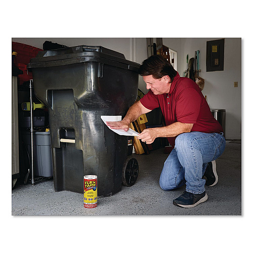 Flex Seal Flex Tape Strong Rubberized Waterproof Tape, 4" Core, 39 mil Thick, 12" x 10 ft, White, 4/Carton (TFSWHTR1210)