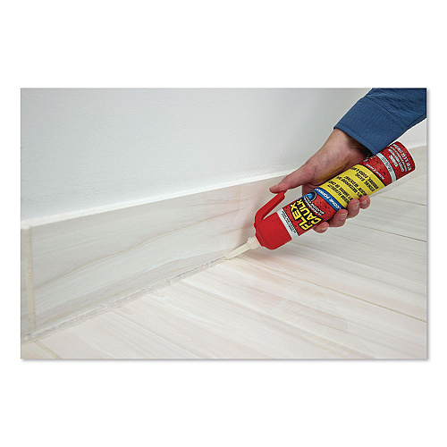 Flex Seal Flex Caulk Hi-Performance Silicone Caulk, 6.5 oz Aerosol Can, Dries Clear, 4/Carton (US600CLR200)