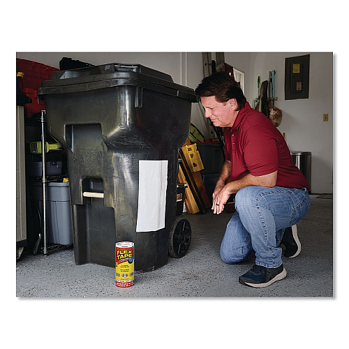 Flex Seal Flex Tape Strong Rubberized Waterproof Tape, 4" Core, 39 mil Thick, 12" x 10 ft, White, 4/Carton (TFSWHTR1210)