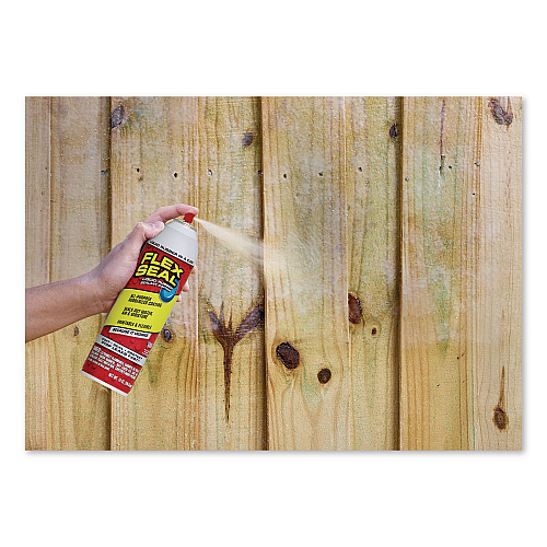 Flex Seal Liquid Rubber Sealant Coating Aerosol, 5 oz Aerosol Can, Dries Clear, 6/Carton (FSCLRR08)