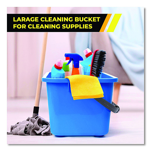 Gritt Commercial Window and General Cleaning Bucket, 3 gal, Blue, 2/Carton (GRI1832PK)