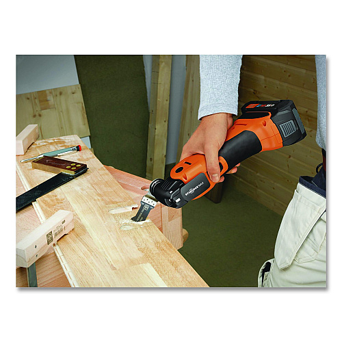 Fein MULTIMASTER AMM 700 Max AS Cordless Oscillating Multi-Tool (Tool Only), 18 V, Variable Speed, 10,000 to 19,500 OPM (71293662090)