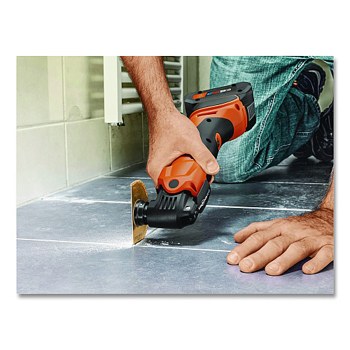 Fein MULTIMASTER AMM 500 AS 2 Ah Cordless Oscillating Multi-Tool Kit with 12 Accessories, Variable Speed (71293865090)