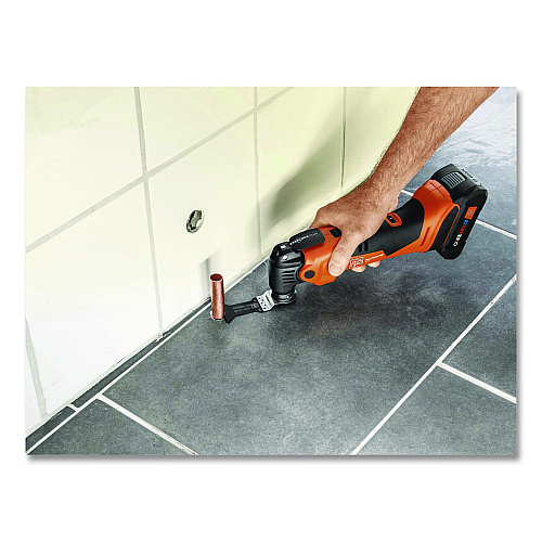 Fein MULTIMASTER AMM 500 AS 4 Ah Cordless Oscillating Multi-Tool Kit with 12 Accessories, Variable Speed (71293866090)