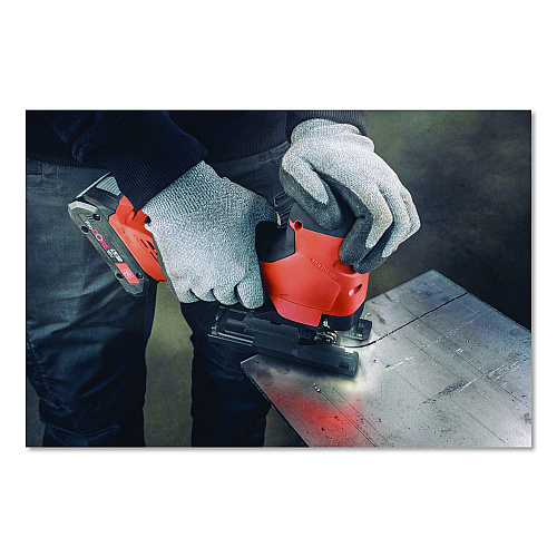 Fein 18V F-IRON Jig 26 AS Cordless Jigsaw Kit for Metal/Wood with 2 Batteries (4 Ah), 3,000 SPM, -45 to +45 Degree Bevel Range (71360562090)