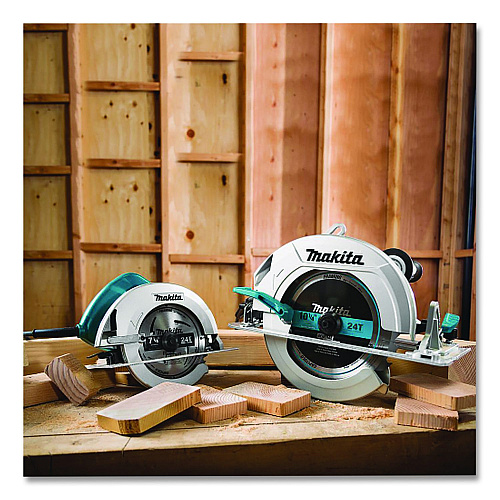 Makita 5007F 7.25" Circular Saw, 5,800 RPM, Bevel Range, 24 T Blade