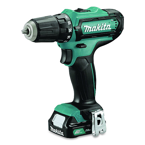 Makita 12V MAX CXT Lithium-Ion 3/8" Cordless Drill Driver Kit with Two Batteries (2 Ah), (Reconditioned) (FD05R1R)