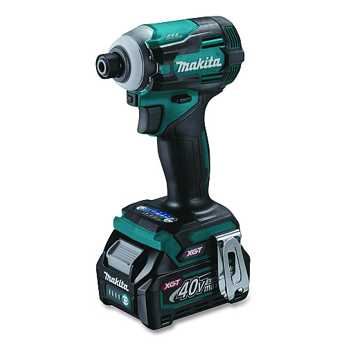 Makita 40V MAX XGT Brushless Lithium-Ion 1/2" Cordless Hammer Drill Driver and Four-Speed Impact Driver Combo Kit (Reconditioned) (GT200DR)