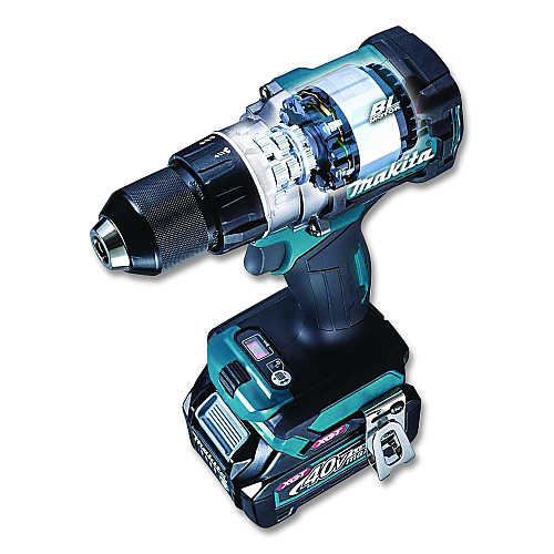 Makita 40V MAX XGT Brushless Lithium-Ion 1/2" Cordless Hammer Drill Driver and Four-Speed Impact Driver Combo Kit (Reconditioned) (GT200DR)