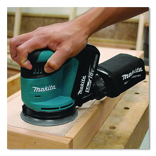 Makita 18V LXT Lithium-Ion 5" Cordless Random Orbit Sander Kit, (Reconditioned), 3 Speeds (XOB01R)