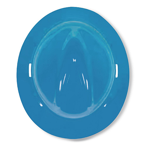 MSA V-Gard Hard Hats, Vented, Full Brim, Staz-On 6-Point Pinlock Suspension, One Size Fits Most (6.5 to 8), Blue (454732)