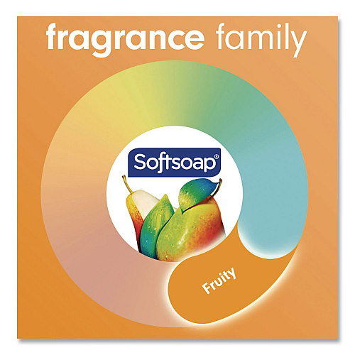 Softsoap Antibacterial Liquid Hand Soap Refill, Fresh Scent, Orange, 50 oz (61048277EA)