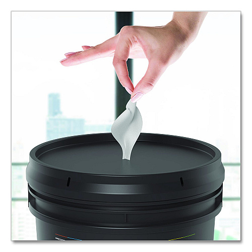 Gritt Commercial Surface Care Wipes, 1-Ply, 6 x 8, Fresh Scent, White, 800/Bucket, 4 Buckets/Carton (GRI5RW1BCS)