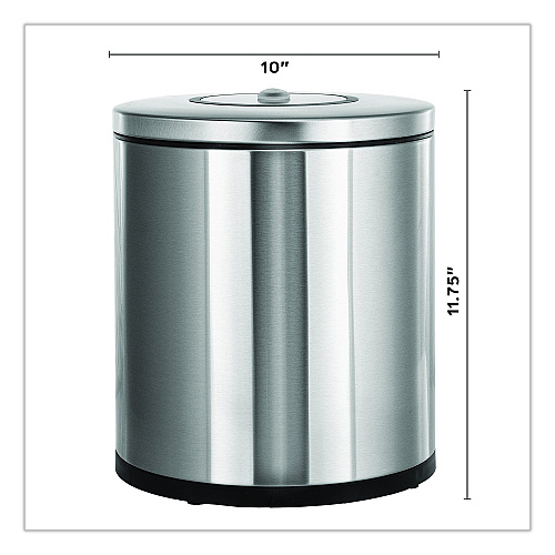Gritt Commercial Stainless Steel Tabletop Wipes Dispenser, 10 x 10 x 11.75, Brushed Stainless Steel (GRI510T)