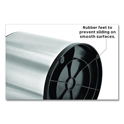 Gritt Commercial Stainless Steel Tabletop Wipes Dispenser, 10 x 10 x 11.75, Brushed Stainless Steel (GRI510T)