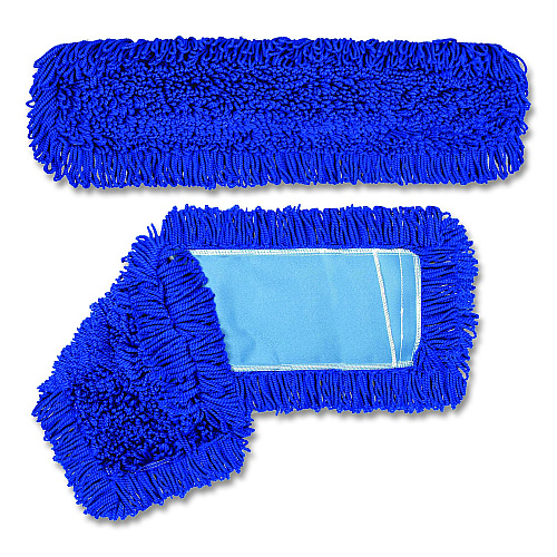 Gritt Commercial Microfiber Looped Dust Mop Pad Head, 36 x 5, Blue (GRI18236)