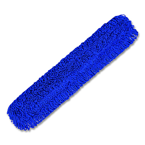 Gritt Commercial Microfiber Looped Dust Mop Pad Head, 48 x 5, Blue, 3/Pack (GRI182483PK)