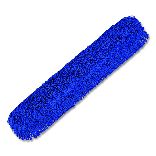 Gritt Commercial Microfiber Looped Dust Mop Pad Head, 48 x 5, Blue, 6/Pack (GRI182486PK)