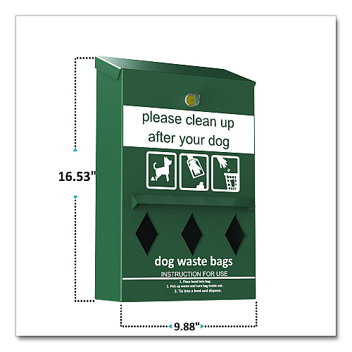 Furloo Wall-Mount Pet Waste Roll Bag Dispenser (FLO13RDG)