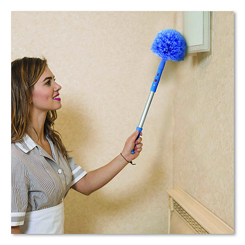 Gritt Commercial Cobweb/Corner Duster Brush with 20" Pole (GRI108)