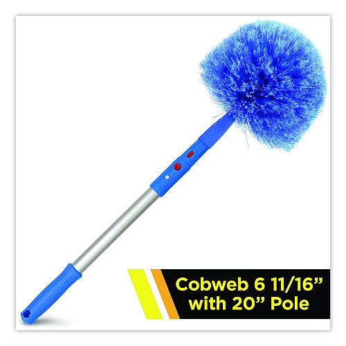 Gritt Commercial Cobweb/Corner Duster Brush with 20" Pole (GRI108)