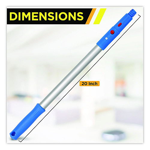Gritt Commercial Cobweb/Corner Duster Brush with 20" Pole, 2/Kit (GRI1082PK)