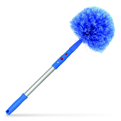 Gritt Commercial Cobweb/Corner Duster Brush with 20" Pole, 3/Kit (GRI1083PK)