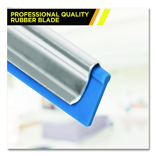 Gritt Commercial Swivel Window Squeegee with Quick Release, 18" Wide Blade (GRI12918)