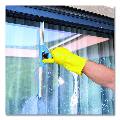 Gritt Commercial Swivel Window Squeegee with Quick Release, 18" Wide Blade (GRI12918)