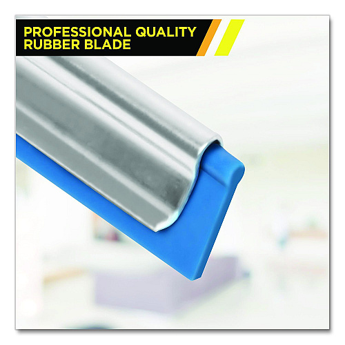 Gritt Commercial Pro Window Washing Kit with Swivel Squeegee and 6 ft Telescopic Pole, 14" Wide Blade, 3/Kit (GRI1306F143P)