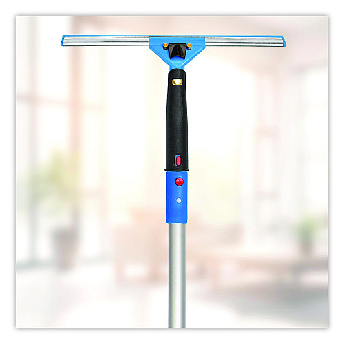Gritt Commercial Pro Window Washing Kit with Swivel Window Squeegee and 20" Pole, 14" Wide Blade, 2/Kit (GRI1312PK)