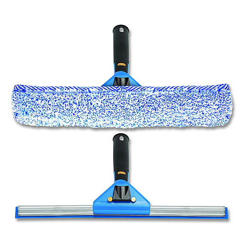 Gritt Commercial Swivel Window Washing Kit with Squeegee and Washer, 14" Wide, 3/Kit (GRI1363PK)