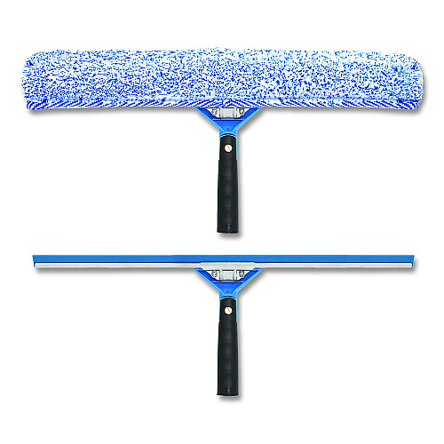 Gritt Commercial Swivel Window Washing Kit with Squeegee and Washer, 18" Wide (GRI13618)