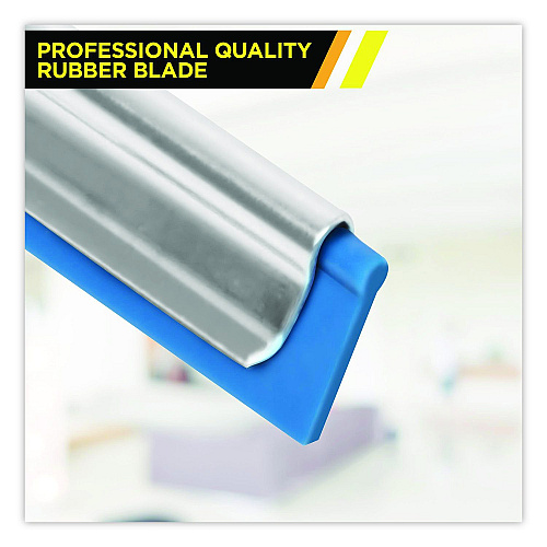 Gritt Commercial Pro Window Washing Kit with 14" Wide Blade Squeegee, Washer, 6 ft Telescopic Pole and 3 gal Heavy-Duty Bucket (GRI137B6F14)