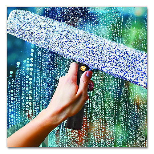 Gritt Commercial Pro Window Washing Kit with Squeegee, Washer and 20" Pole, 18" Blade Width, 2/Kit (GRI138182PK)