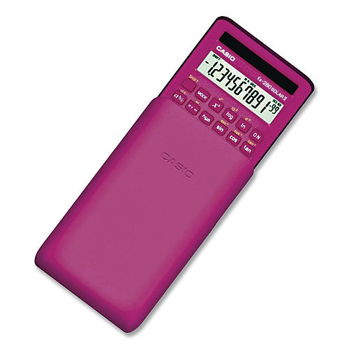 Casio FX-260 Solar II All-Purpose Scientific Calculator, 10-Digit LCD, Pink (FX260SLRIIPK)
