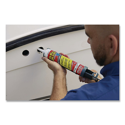 Flex Seal Flex Glue Super Strong Waterproof Glue, 10 oz, Dries White, 6/Carton (GFSTANR10)