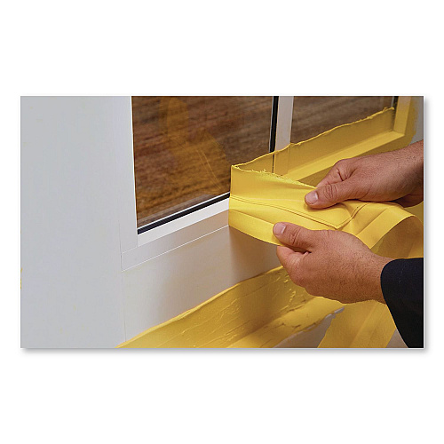 Flex Seal Flex Paste Flood Protection Paste, (3) 8.7 oz Sleeves with Tray/Pack, Dries Yellow, 3 Packs/Carton (RPSYELR32)