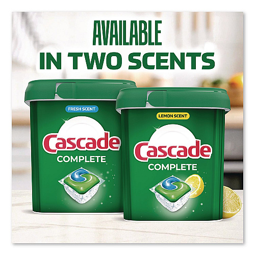 Cascade Complete ActionPacs, Fresh Scent, 17.6 oz Bag, 33 Pacs/Bag, 4 Bags/Carton (21697)