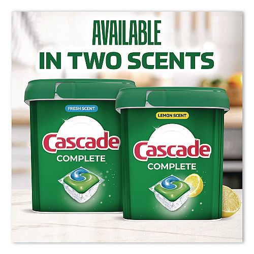 Cascade ActionPacs, Fresh Scent, 20 oz Tub, 43/Tub, 6 Tubs/Carton (21700)