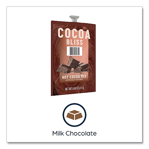 Flavia Cocoa Bliss Hot Chocolate Mix, Chocolate, 72/Carton (48788)