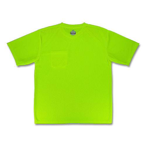 ergodyne GloWear 8092 Non-Certified Essential Hi-Vis T-Shirt, Large, Lime (21794)