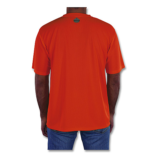 ergodyne GloWear 8092 Non-Certified Essential Hi-Vis T-Shirt, X-Small, Orange (21801)
